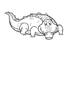 Sketch Crocodile Kids Tracing Worksheets Pdf, Free Vectors File